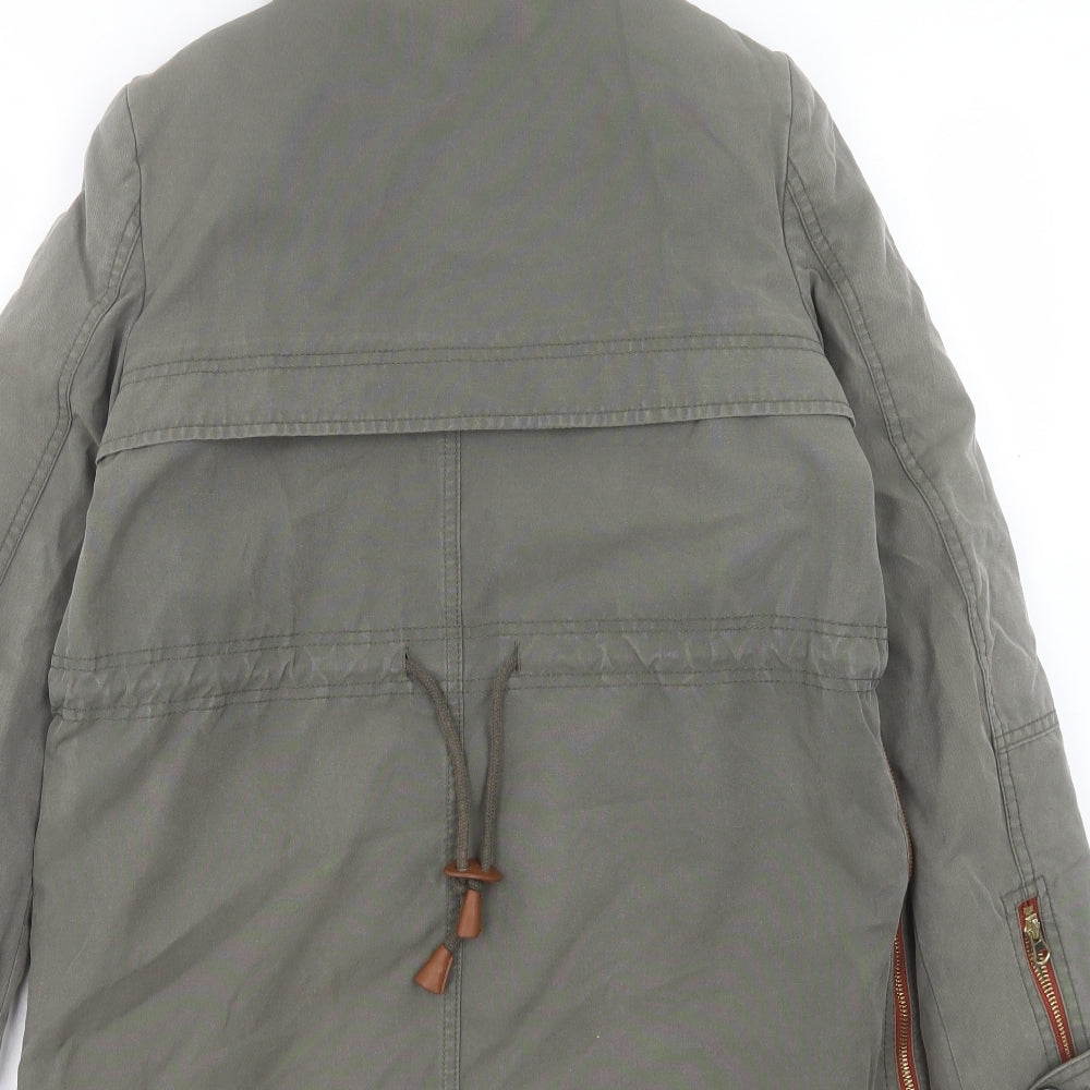 Womens UK Size XS Zara Green Jacket