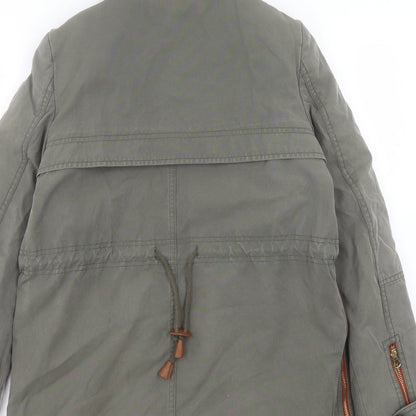 Womens UK Size XS Zara Green Jacket