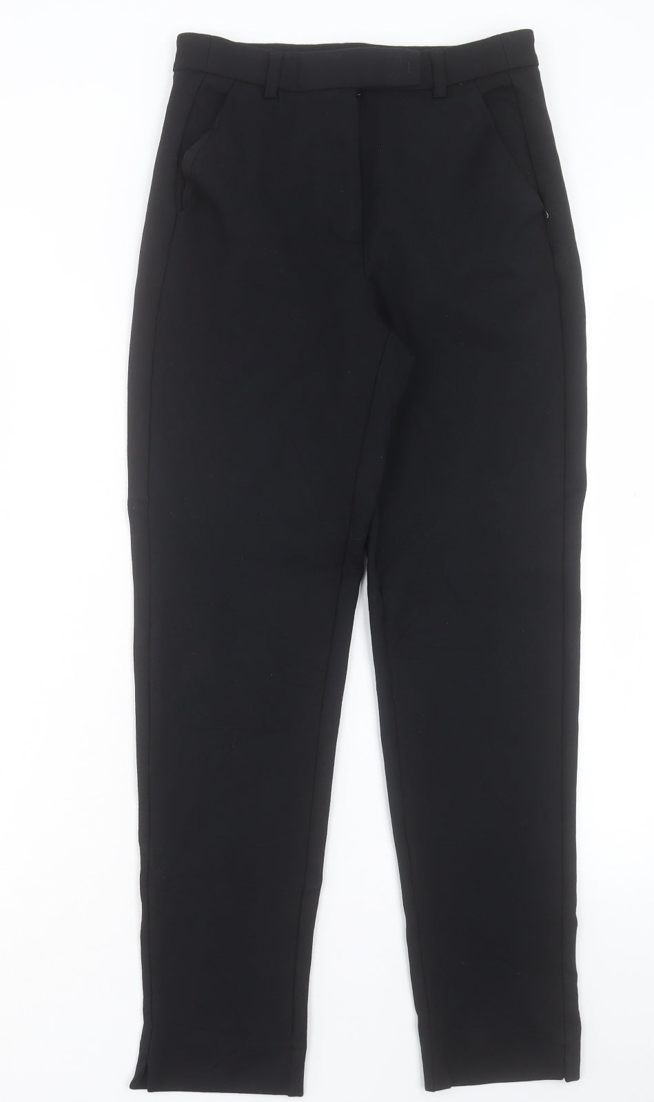 Womens UK Size 8 Marks and Spencer Slim Fit  Black Trousers
