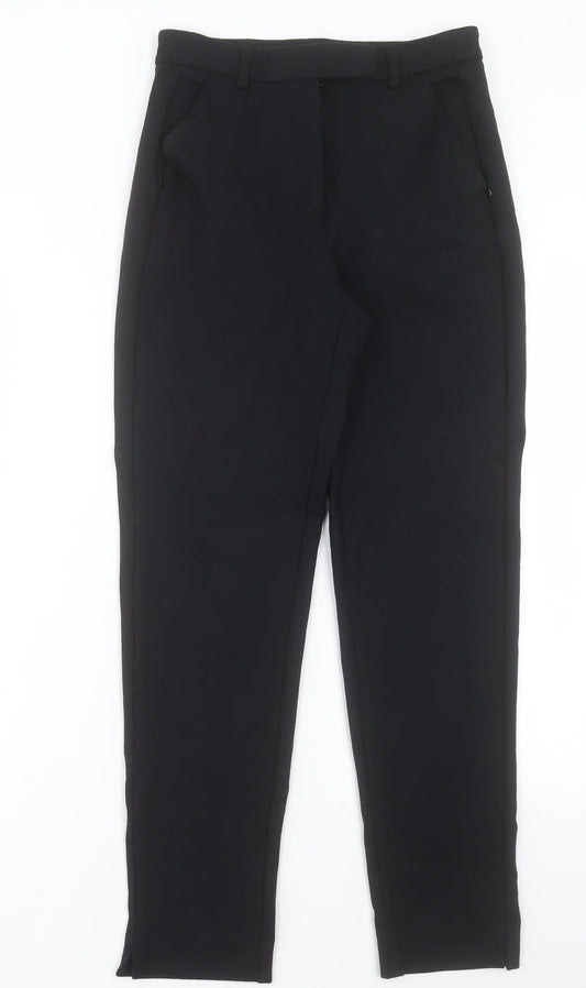 Womens UK Size 8 Marks and Spencer Slim Fit  Black Trousers