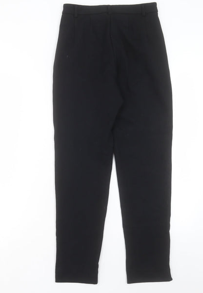 Womens UK Size 8 Marks and Spencer Slim Fit  Black Trousers