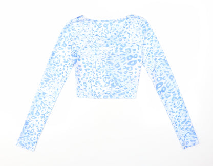 Womens UK Size XS SheIn Multicoloured Cropped T-Shirt