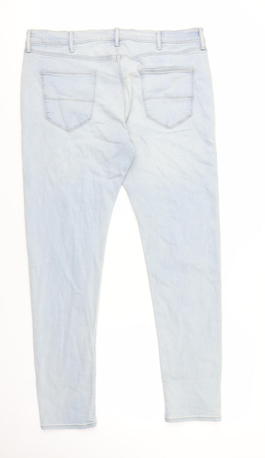 Womens UK Size 38 in Marks and Spencer Regular Fit Skinny Blue Jeans