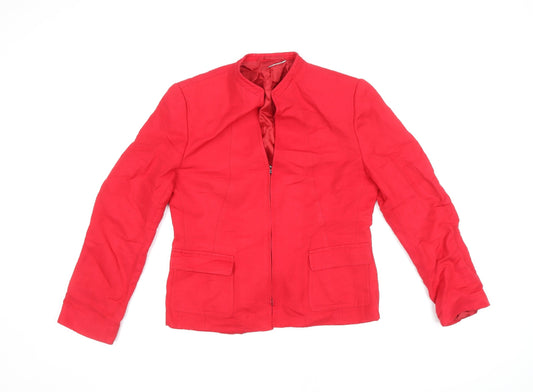 Womens UK Size 8 Planet Red Jacket