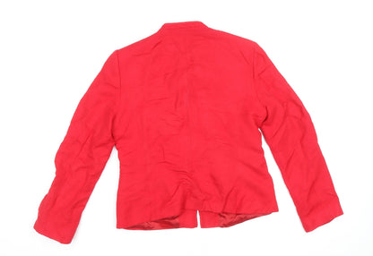 Womens UK Size 8 Planet Red Jacket