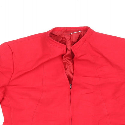 Womens UK Size 8 Planet Red Jacket