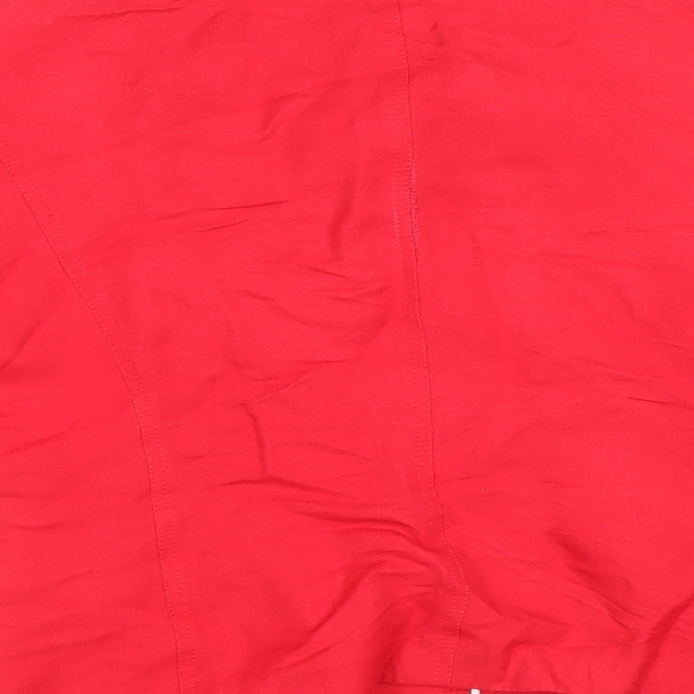 Womens UK Size 8 Planet Red Jacket