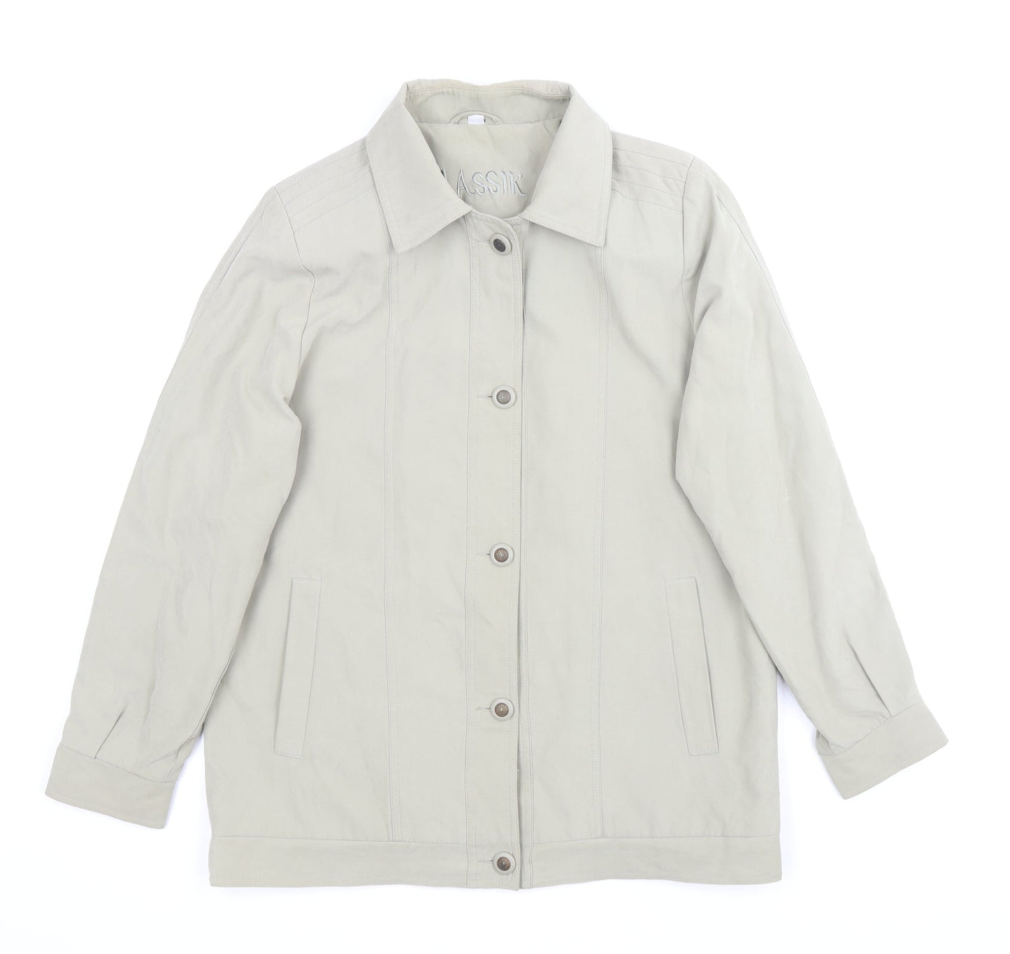 Womens UK Size 10 Klassik Beige Jacket