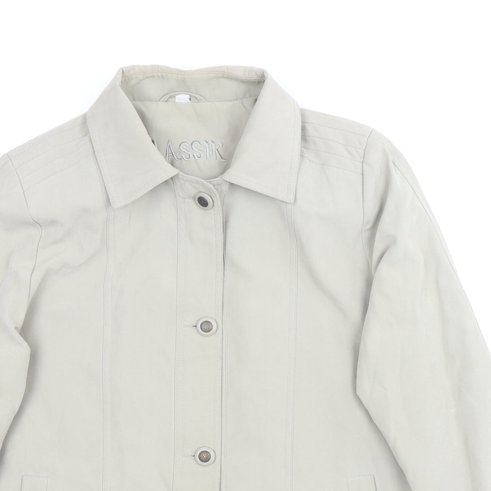 Womens UK Size 10 Klassik Beige Jacket
