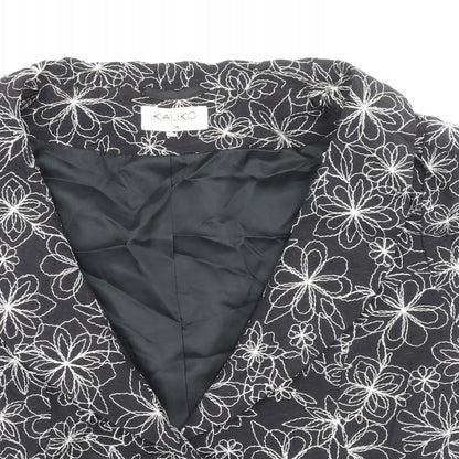 Womens UK Size 14 Kaliko Black Jacket