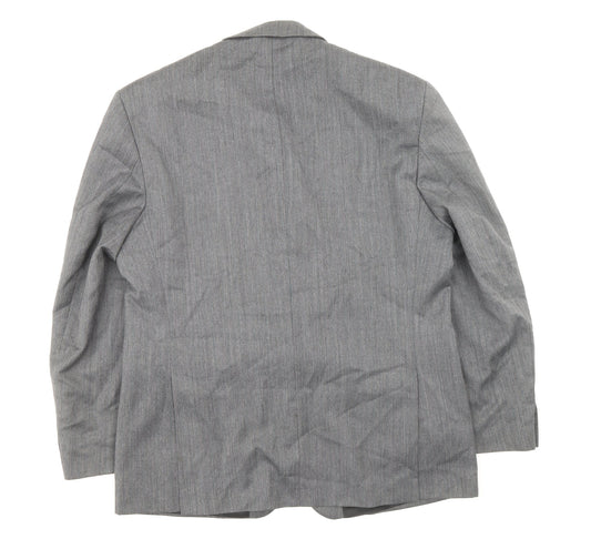 Burton Mens Grey Polyester Jacket Suit Jacket Size 44 - Outer Pockets