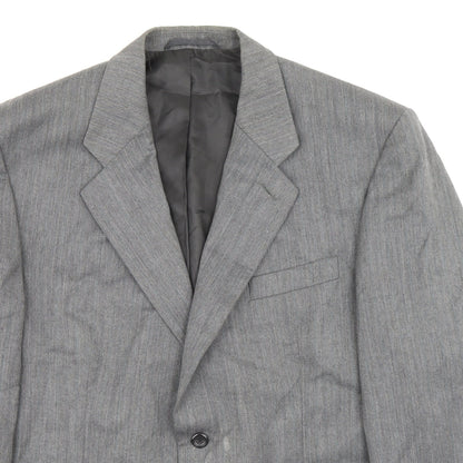 Burton Mens Grey Polyester Jacket Suit Jacket Size 44 - Outer Pockets