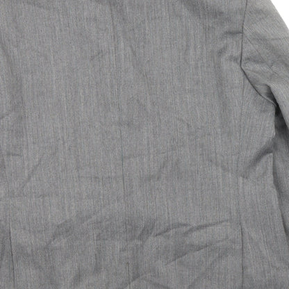 Burton Mens Grey Polyester Jacket Suit Jacket Size 44 - Outer Pockets