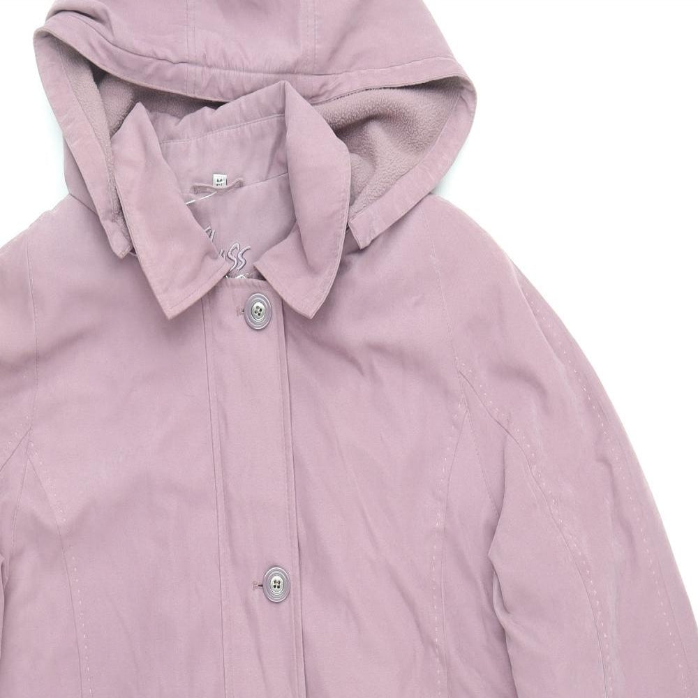 Womens UK Size M Klass Purple Parka Coat