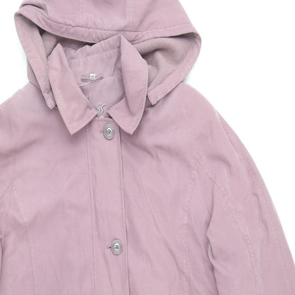 Womens UK Size M Klass Purple Parka Coat