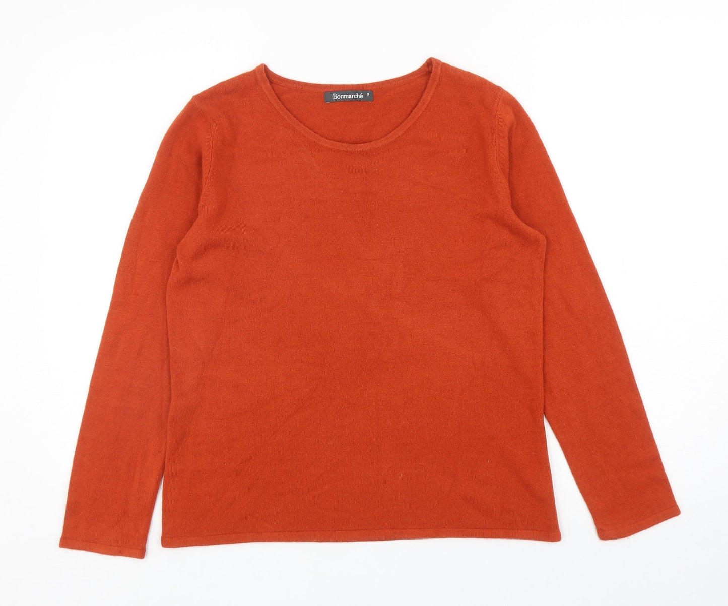 Womens UK Size S Bonmarché Orange Pullover Jumper