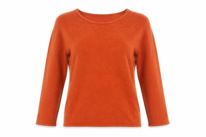 Womens UK Size S Bonmarché Orange Pullover Jumper