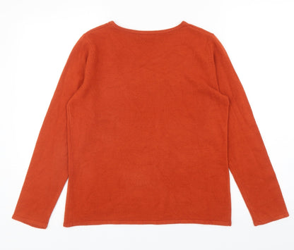 Womens UK Size S Bonmarché Orange Pullover Jumper