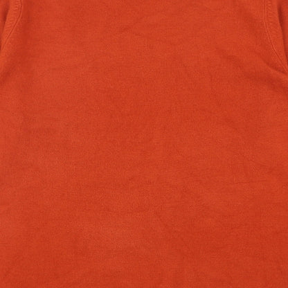Womens UK Size S Bonmarché Orange Pullover Jumper
