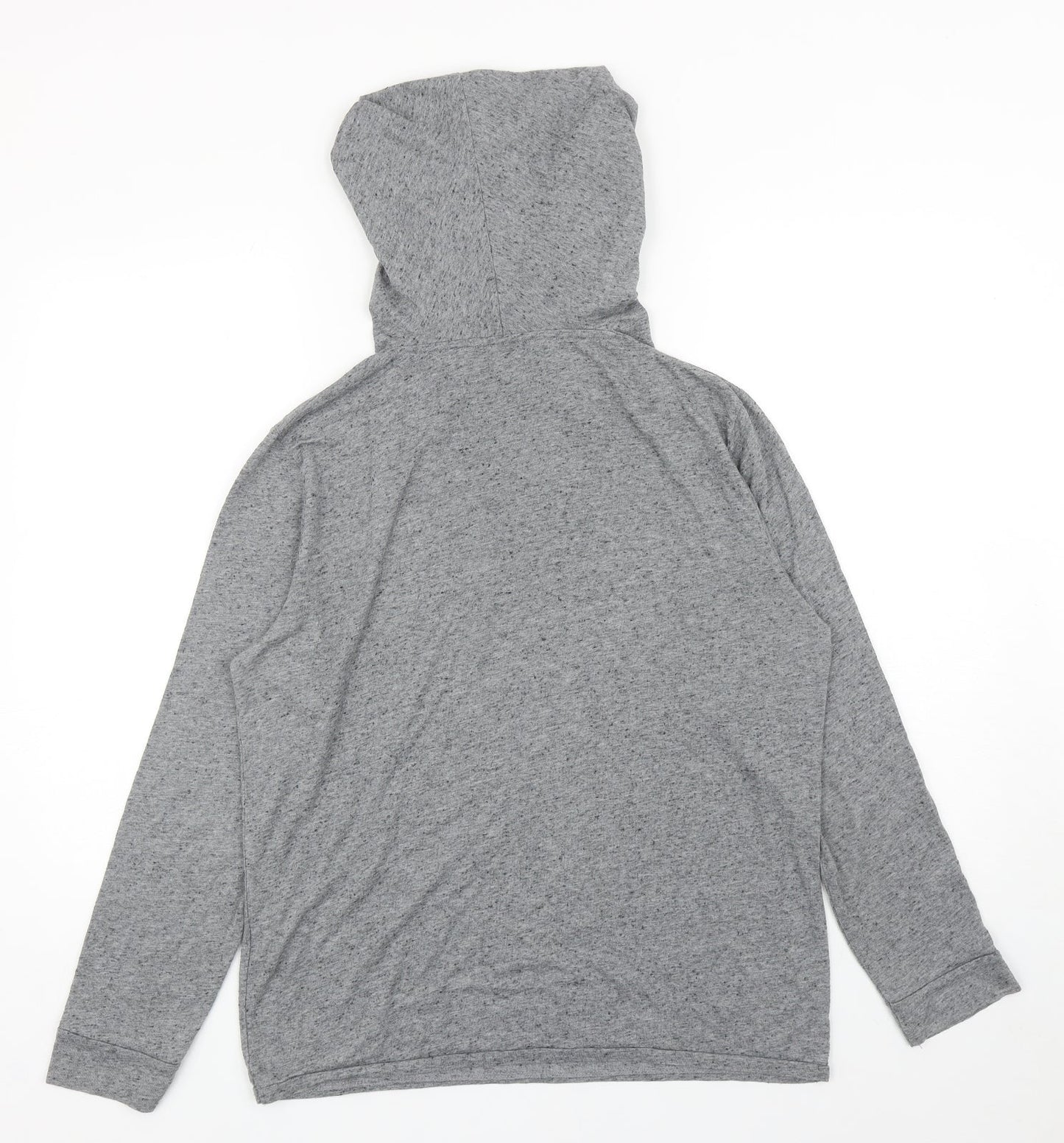 River Island Womens Grey Polyester Pullover Hoodie Size M Pullover