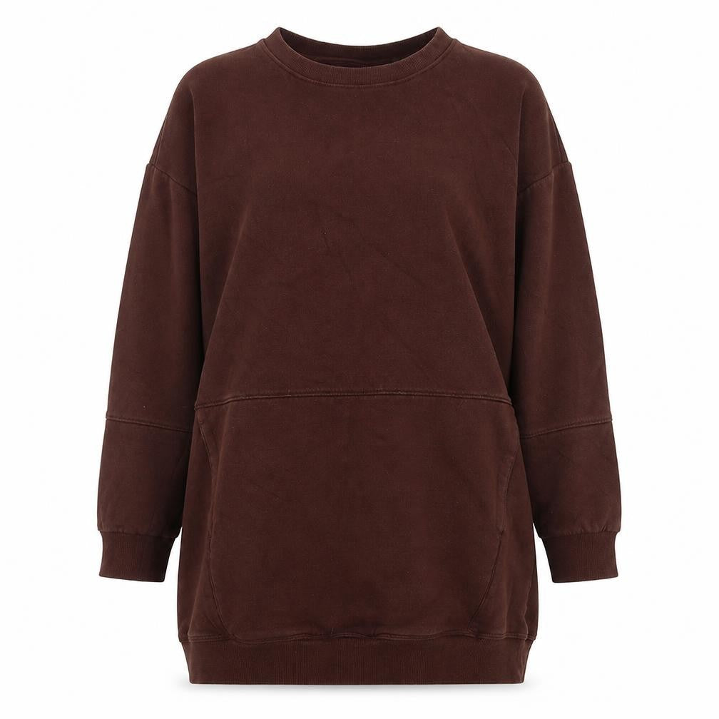 Womens UK Size S NEXT Brown Pullover Sweatshirt