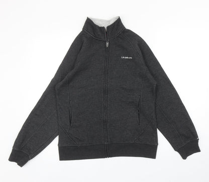 Womens UK Size 10 LA Gear Grey Full Zip Sweatshirt