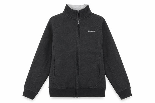 Womens UK Size 10 LA Gear Grey Full Zip Sweatshirt