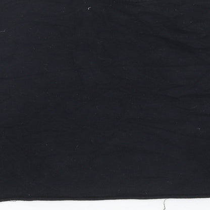 Primark Womens Black Cotton Pullover Sweatshirt Size 2XS Pullover - Feel Good Rainbow Detail