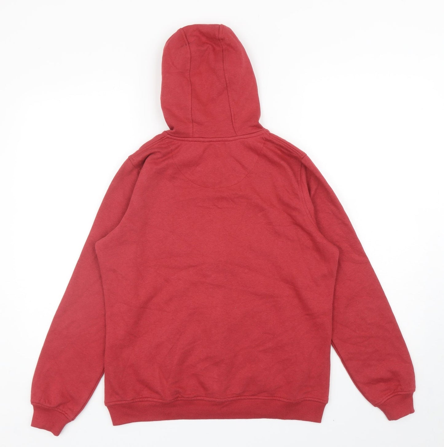 Roadster Womens Red Cotton Blend Full Zip Hoodie Size M Zip