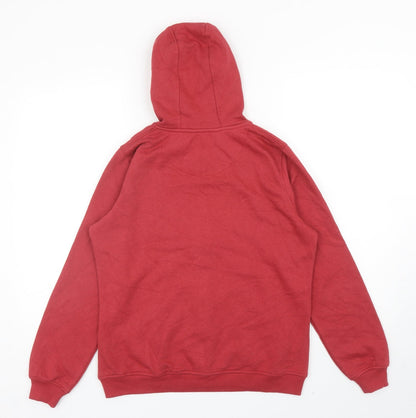 Roadster Womens Red Cotton Blend Full Zip Hoodie Size M Zip
