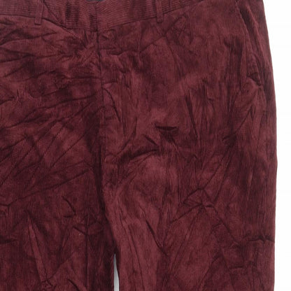 James Holton Mens Red Cotton Tapered Jeans Size L L25 in Regular Zip