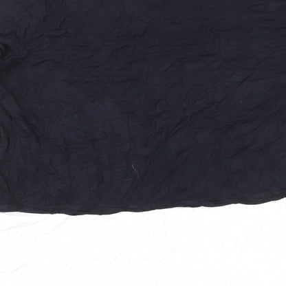Womens UK Size 18 Very Black Basic Blouse