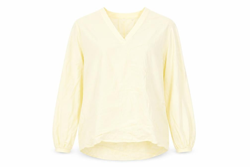 Womens UK Size 14 Marks and Spencer Yellow Basic T-Shirt