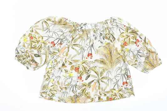 Womens UK Size M H&M Multicoloured Basic T-Shirt