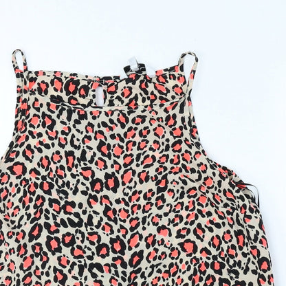 Womens UK Size 8 New Look Beige Camisole Tank