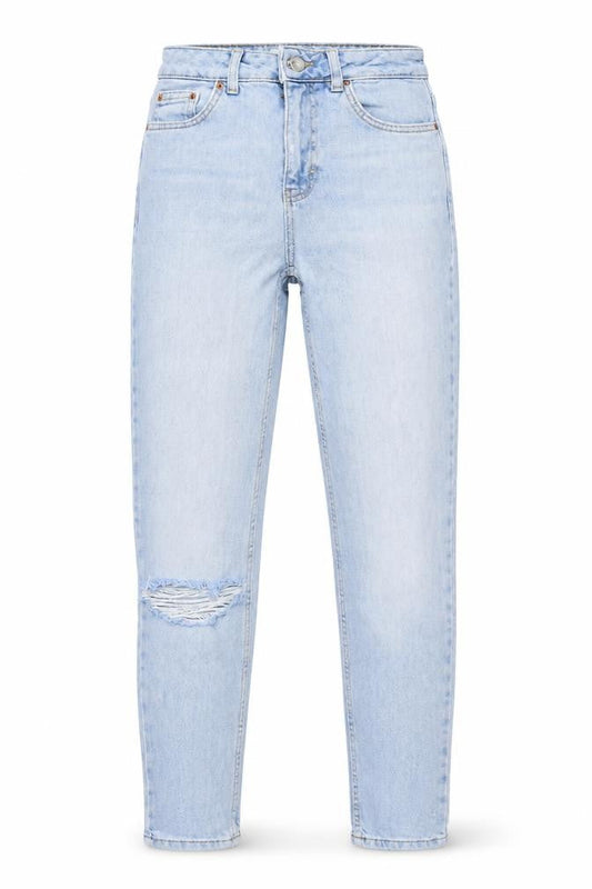 Womens UK Size 26 in Topshop Regular Fit Mom Blue Jeans