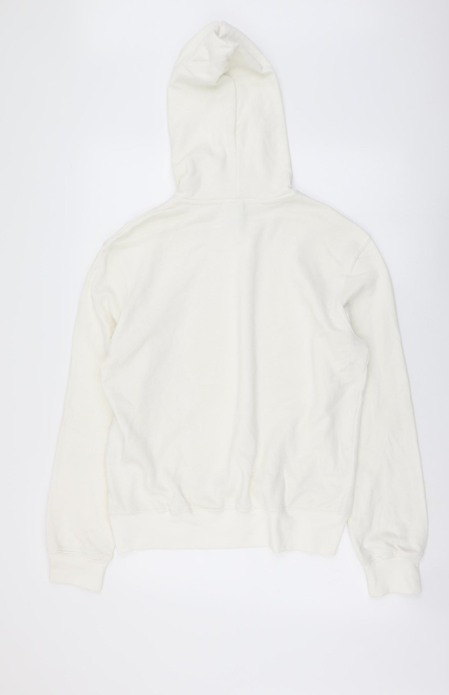 H&M Womens Ivory Cotton Pullover Hoodie Size S Pullover - Original