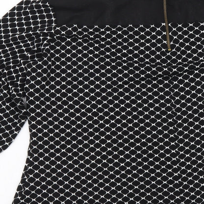 Womens UK Size 16 BHS Black Basic Blouse