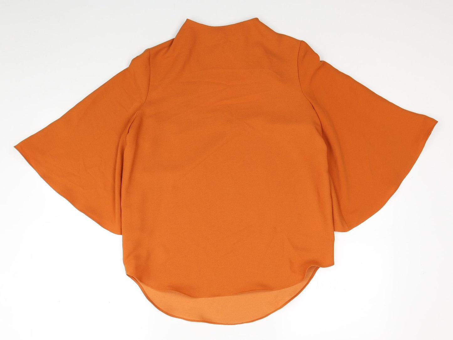 Womens UK Size 8 River Island Orange Basic Blouse
