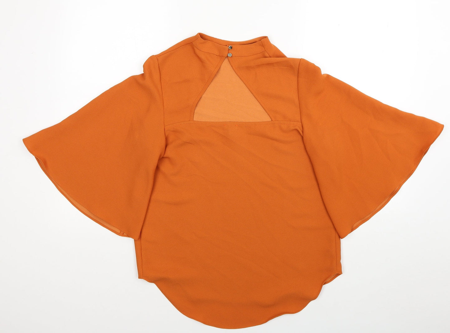 Womens UK Size 8 River Island Orange Basic Blouse