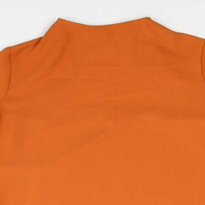 Womens UK Size 8 River Island Orange Basic Blouse