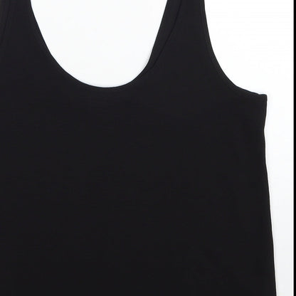 Primark Womens Black Polyester Camisole Tank Size 12 Scoop Neck