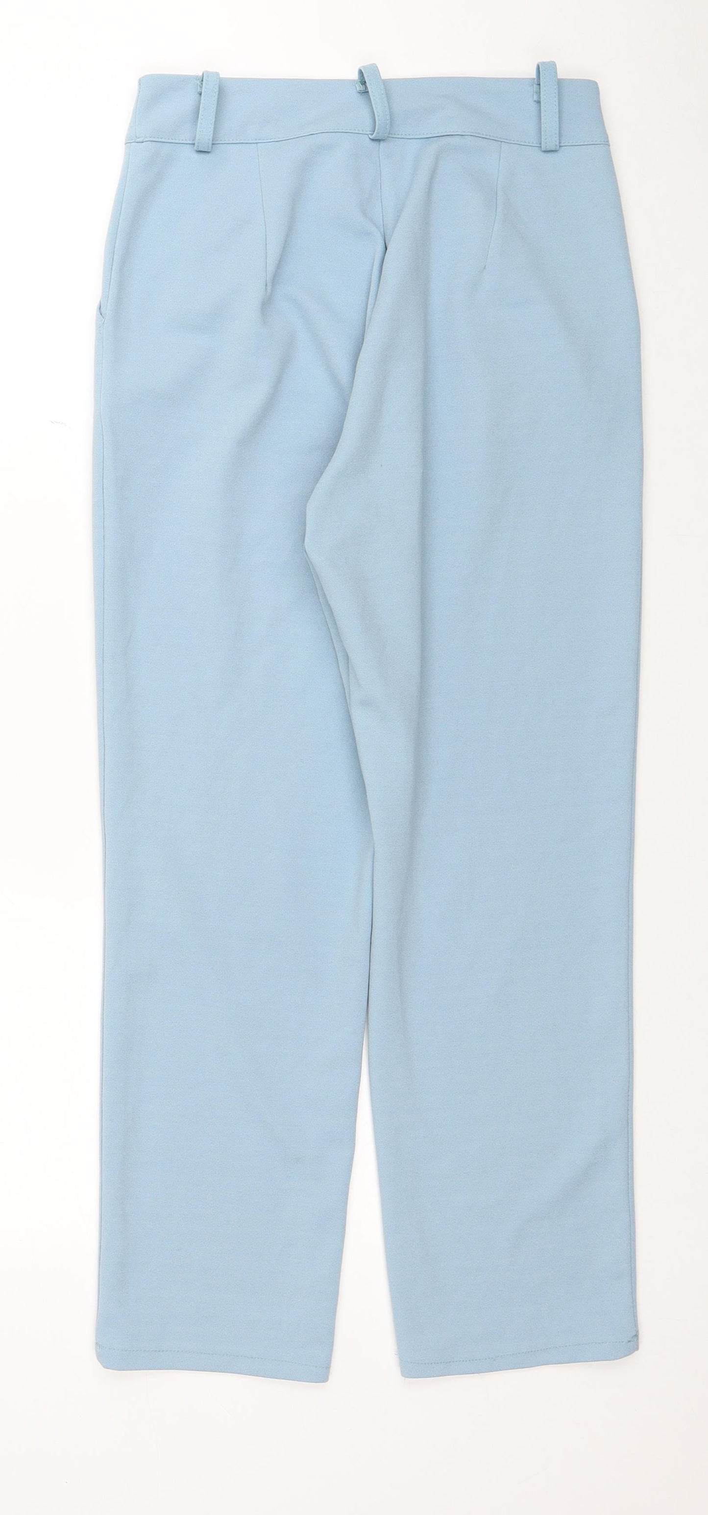 Womens UK Size 10 Boohoo Regular Fit  Blue Trousers
