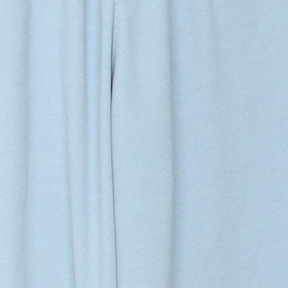 Womens UK Size 10 Boohoo Regular Fit  Blue Trousers