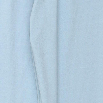 Womens UK Size 10 Boohoo Regular Fit  Blue Trousers
