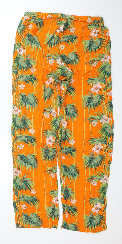 Womens UK Size 12 ASOS Regular Fit Bloomer Orange Trousers