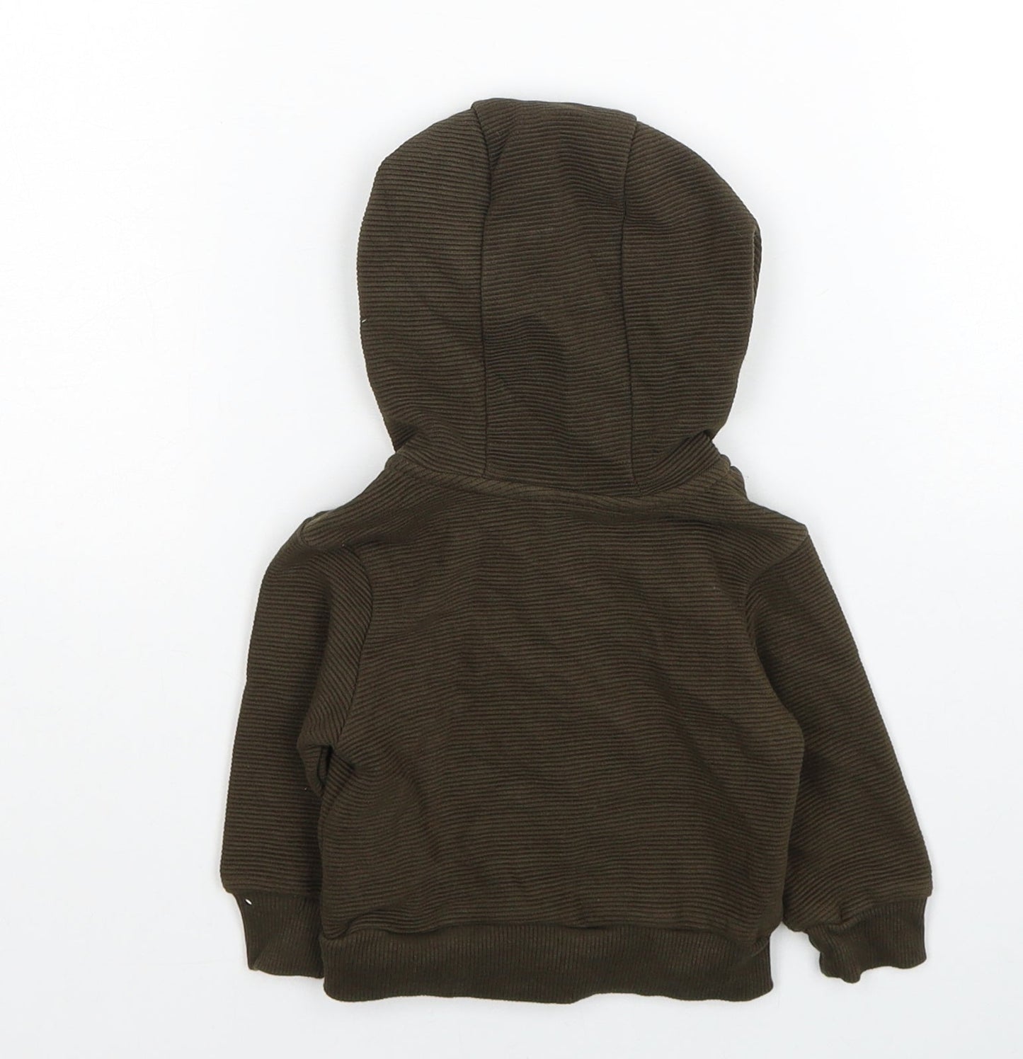 Primark Boys Green Basic Coat Jacket Size 3-6 Months Zip