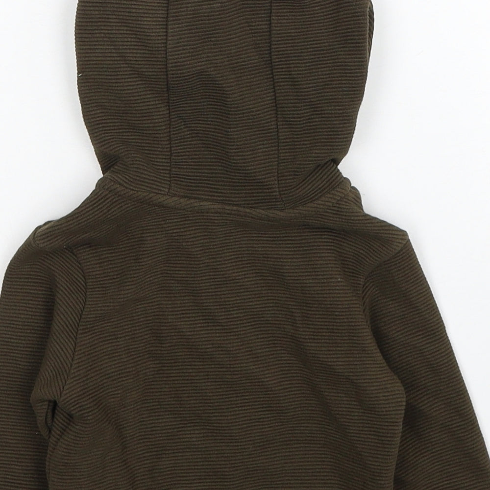 Primark Boys Green Basic Coat Jacket Size 3-6 Months Zip