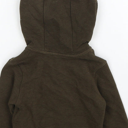 Primark Boys Green Basic Coat Jacket Size 3-6 Months Zip