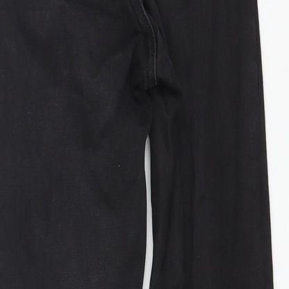 ASOS Womens Black Cotton Skinny Jeans Size 25 in L30 in Regular Zip